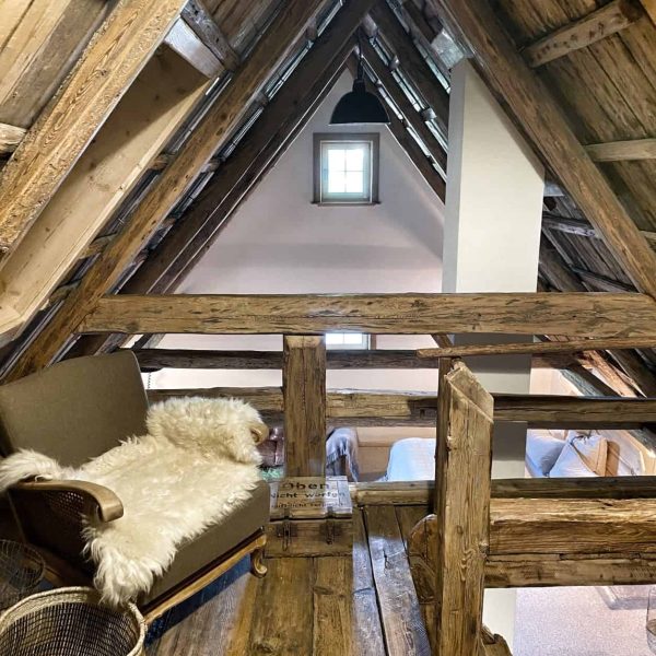 Bauernhof Vogtland Galerie im Schlafzimmer OG