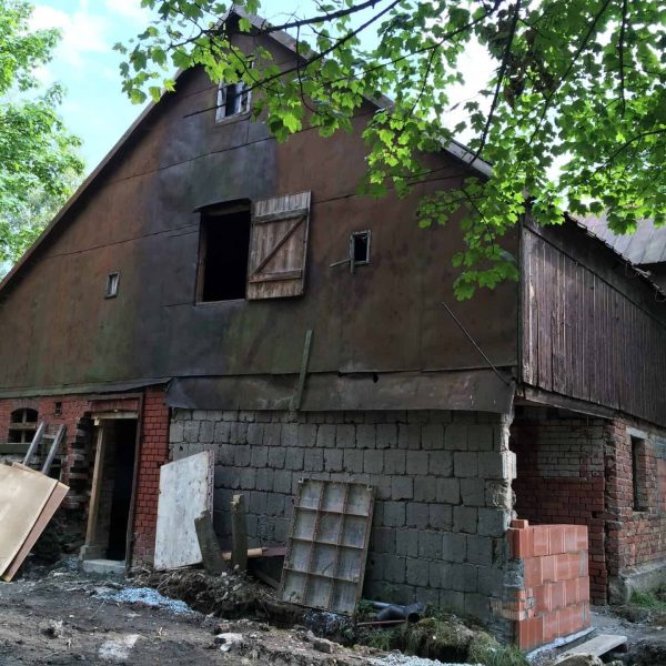 Vogtland Ferienhaus Berghütte Vogtland vor der Sanierung