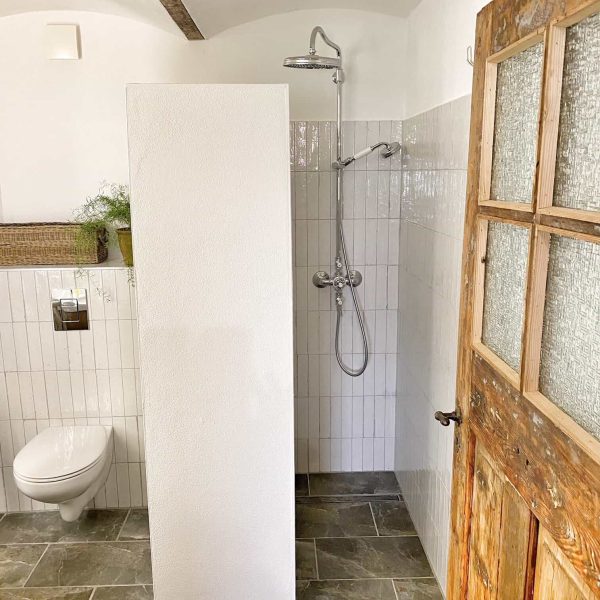 Vogtland Ferienhaus Badezimmer Bauernhof Vogtland