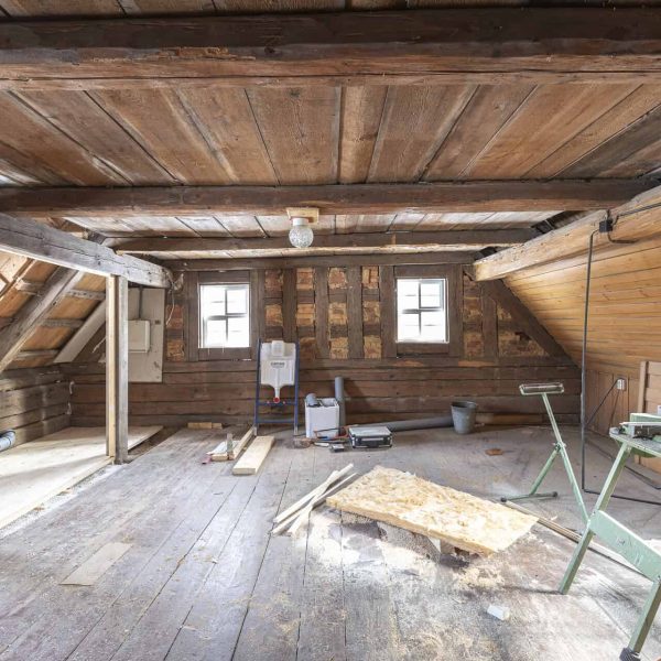 Vogtland Ferienhaus Bauernhof Vogtland Küche vor der Renovierung